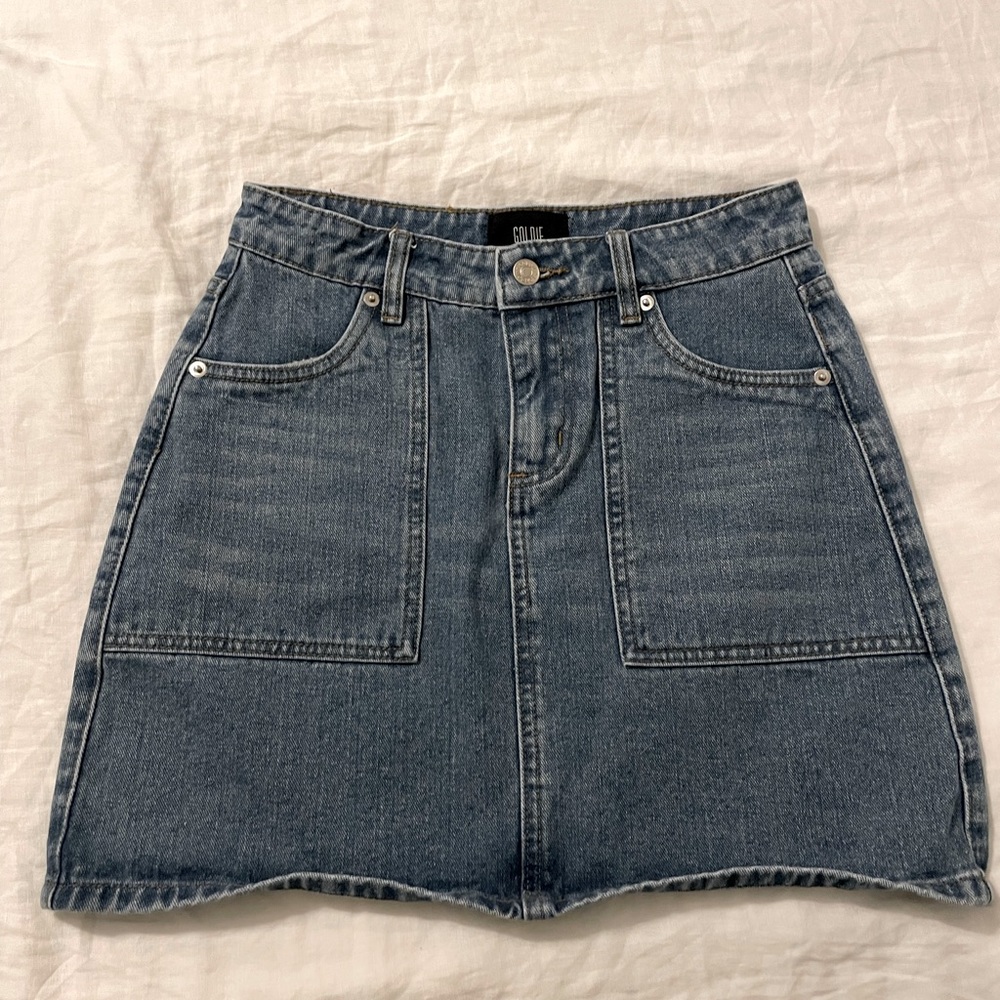 Agolde denim skirt